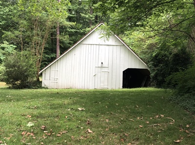One of the outbuildings belonging to Fussell's Mill.